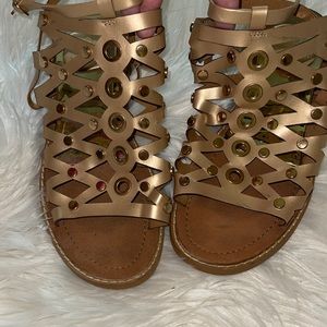 Gold Sandals